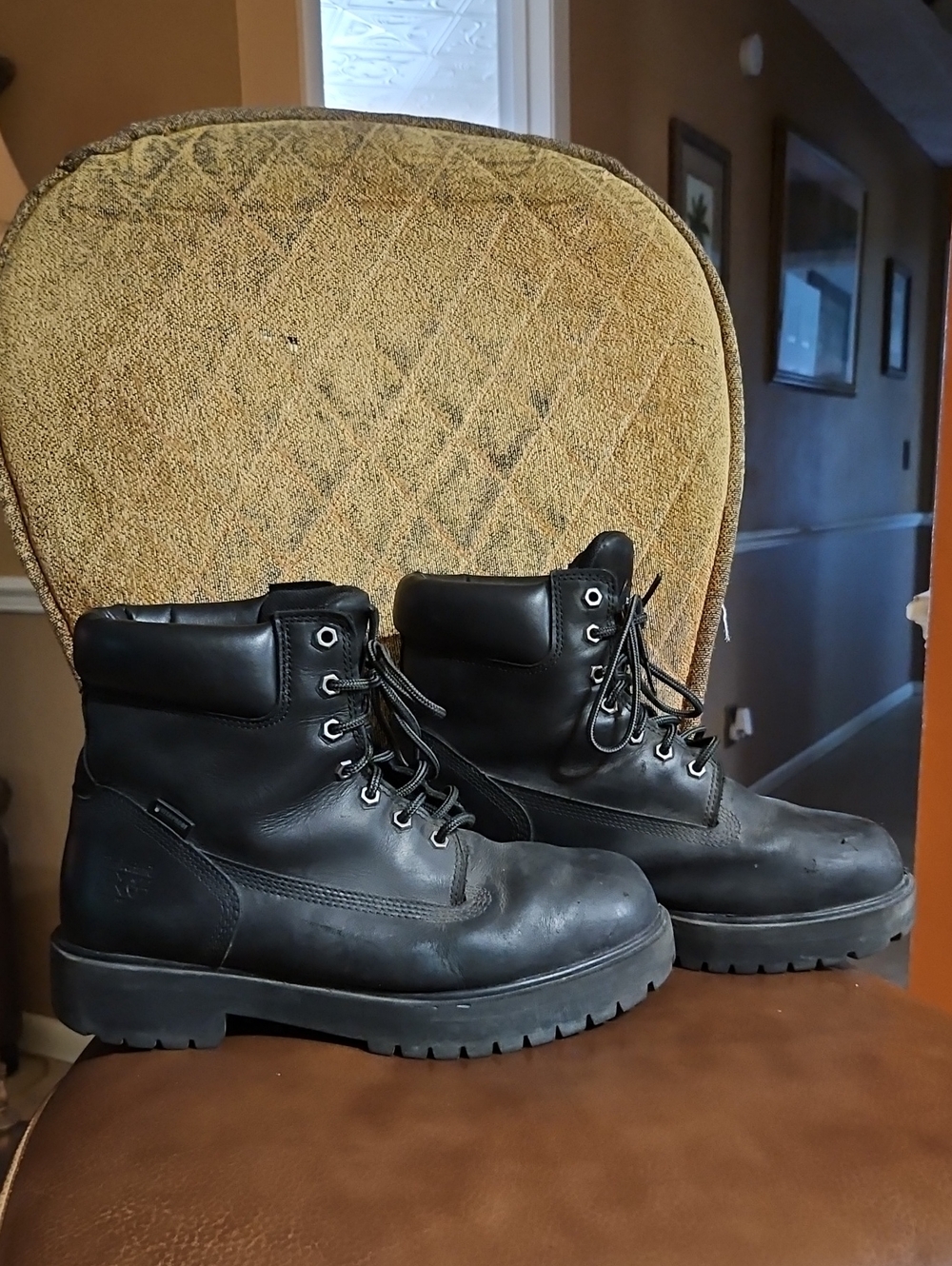 Timberland Pro Direct Attach 6" Work Boots Shoes Steel Toe Waterproof Leather